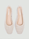 Women'S Woven Slingback Sandals, Elegant Casual Footwear for Commute and Daily Wear, Stylish Comfortable Shoes for Women, Summer Flats