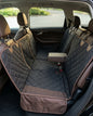 SnugglePaws™ Luxury Heavy-Duty Waterproof Quilted Pet Car Seat Cover & Hammock with Mesh Window